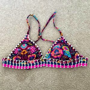 Multicolored Medium Bikini Top